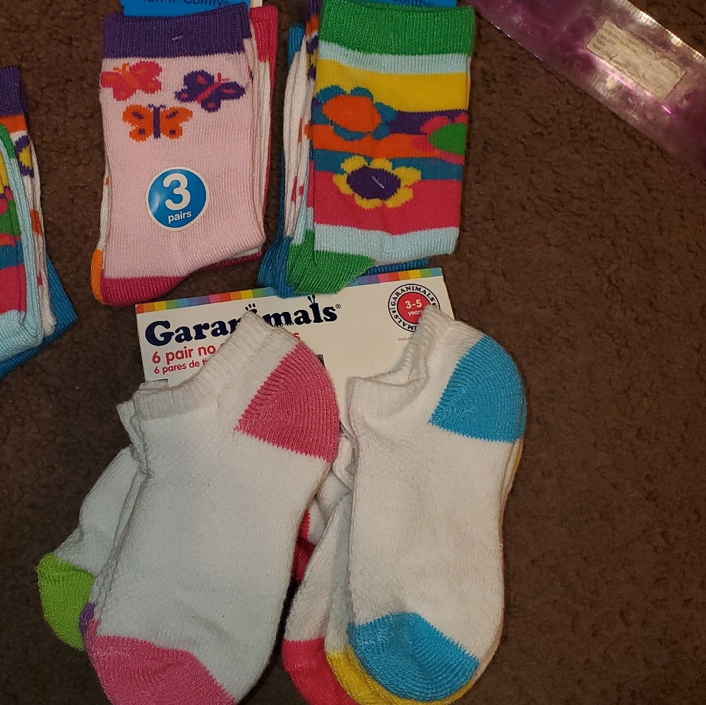 Toddler girl socks